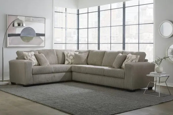 Smokey Gray Sectional Living Room Set