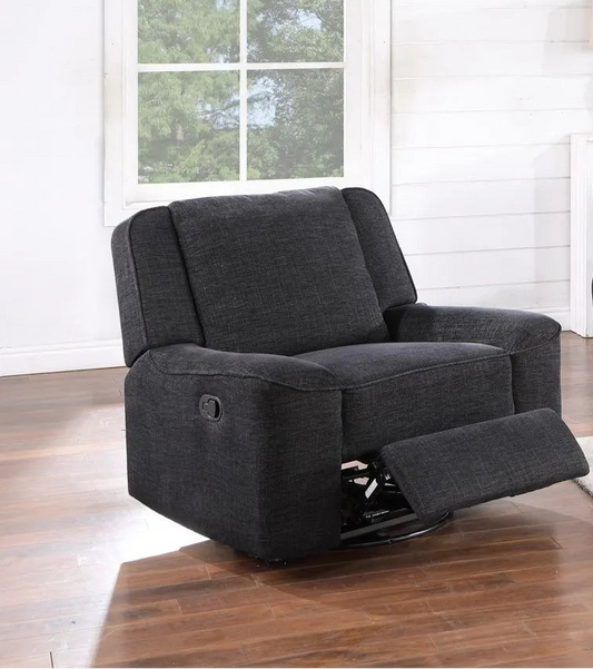 Black Swivel Reclining Chair