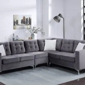 Cushioned Sectional Set