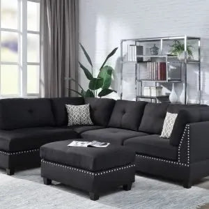 2PC Sectional W/ Ottoman