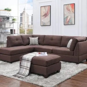 2PC Sectional W/ Ottoman