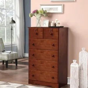 5 Draw Dresser W/ 2 Mini Draw