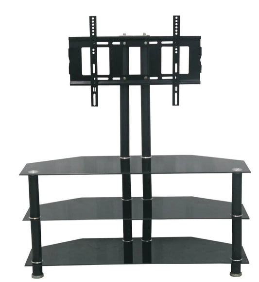 Tv Stand (Holds up to 50'' Tv) Tempered Glass Stand  36X16X49''