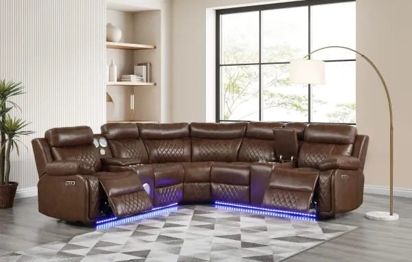 Motion LED Sectional W/ Bluetooth Speaker