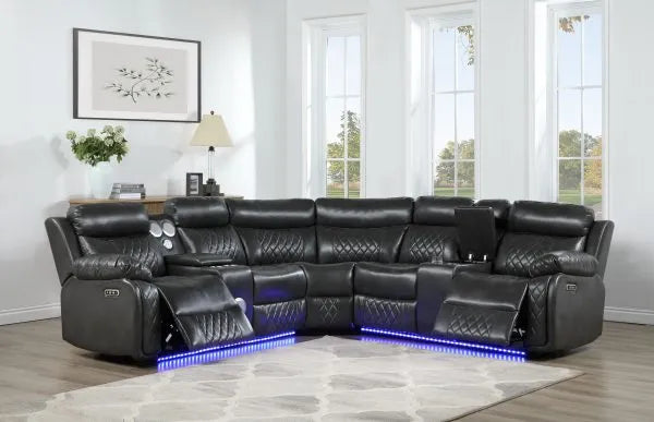 Motion LED Sectional W/ Bluetooth Speaker