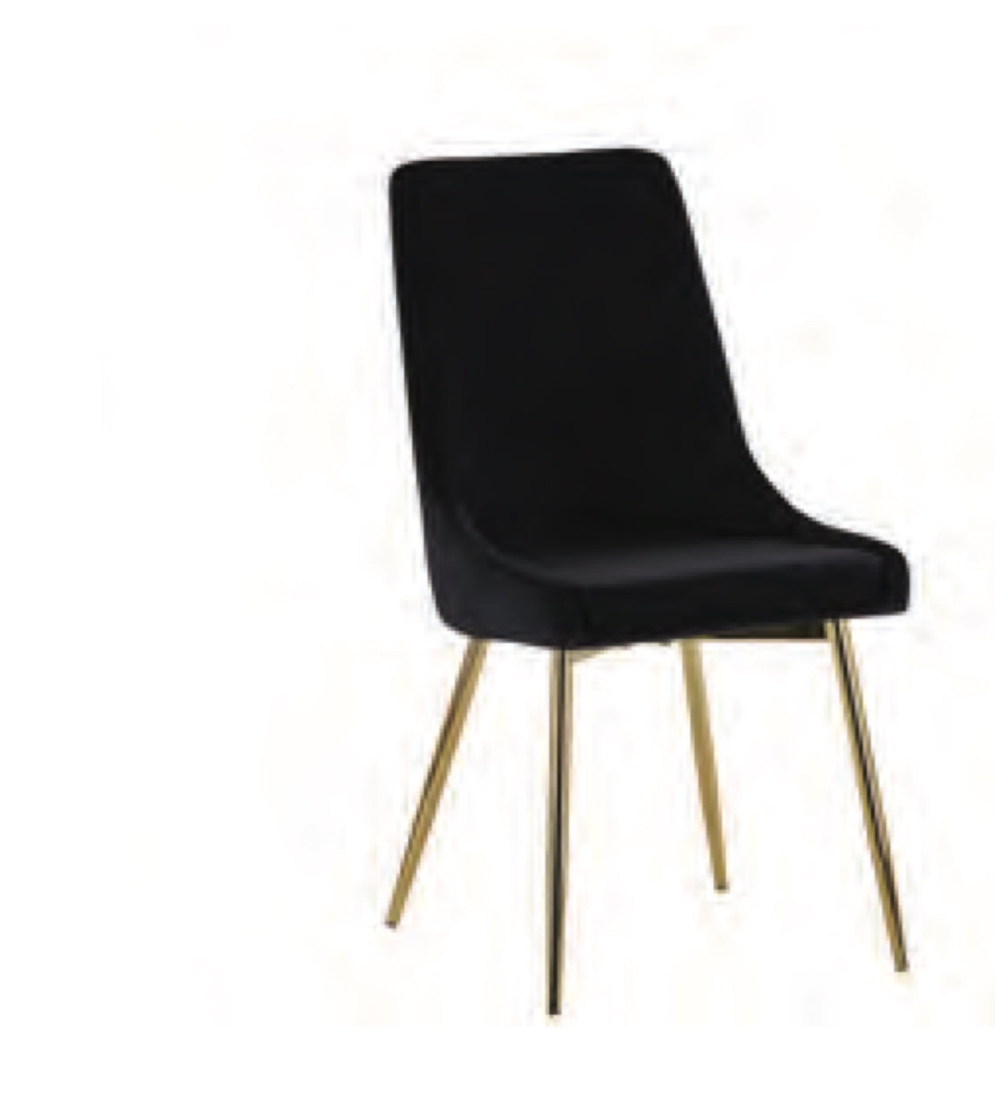 Dining Chair W/ Gold Chair Legs