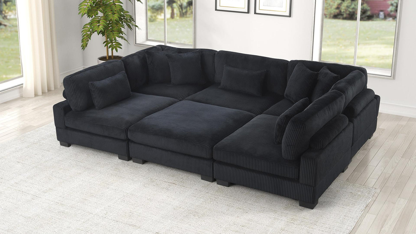 Versatile Sectional Sofa Set 5pc