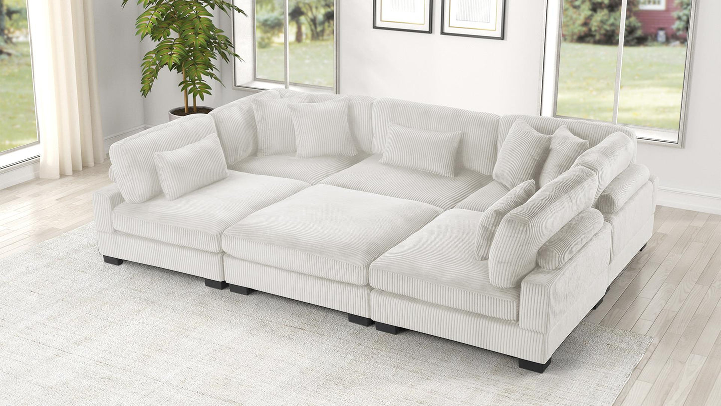 Versatile Sectional Sofa Set 5pc