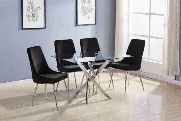 Glass Rectangle Dining Table