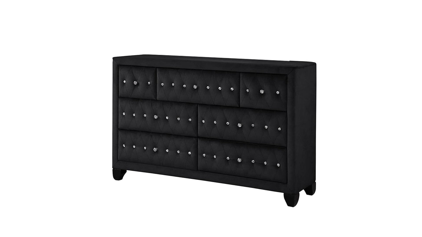 Encore Black Entertainment Bedroom Set