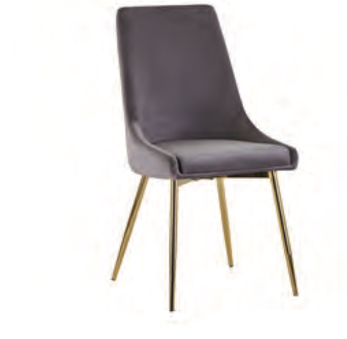 Dining Chair W/ Gold Chair Legs