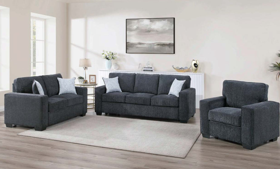 2pc Cushion Loveseat & Sofa