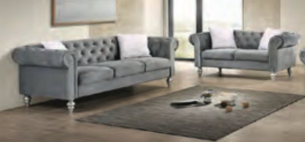 Elegant Loveseat & Sofa Set