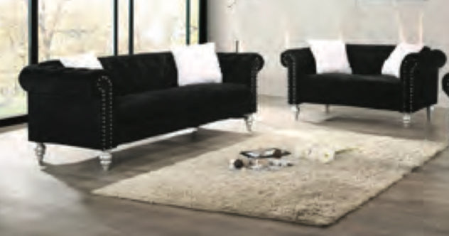 Elegant Loveseat & Sofa Set