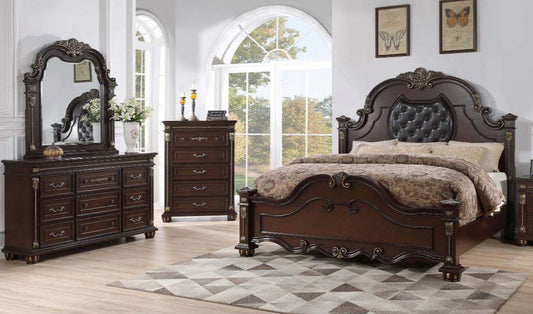 Vintage Brown Bedroom Set