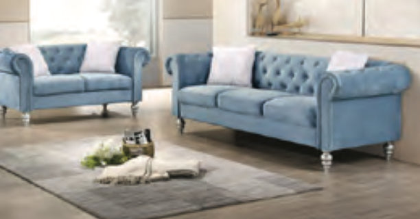 Elegant Loveseat & Sofa Set