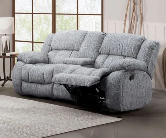 Gray Reclining Love Seat