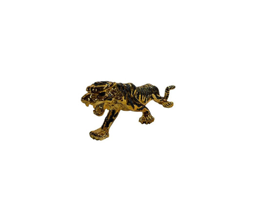 GOLD & BLACK TIGER SCULPTURE (41.5")