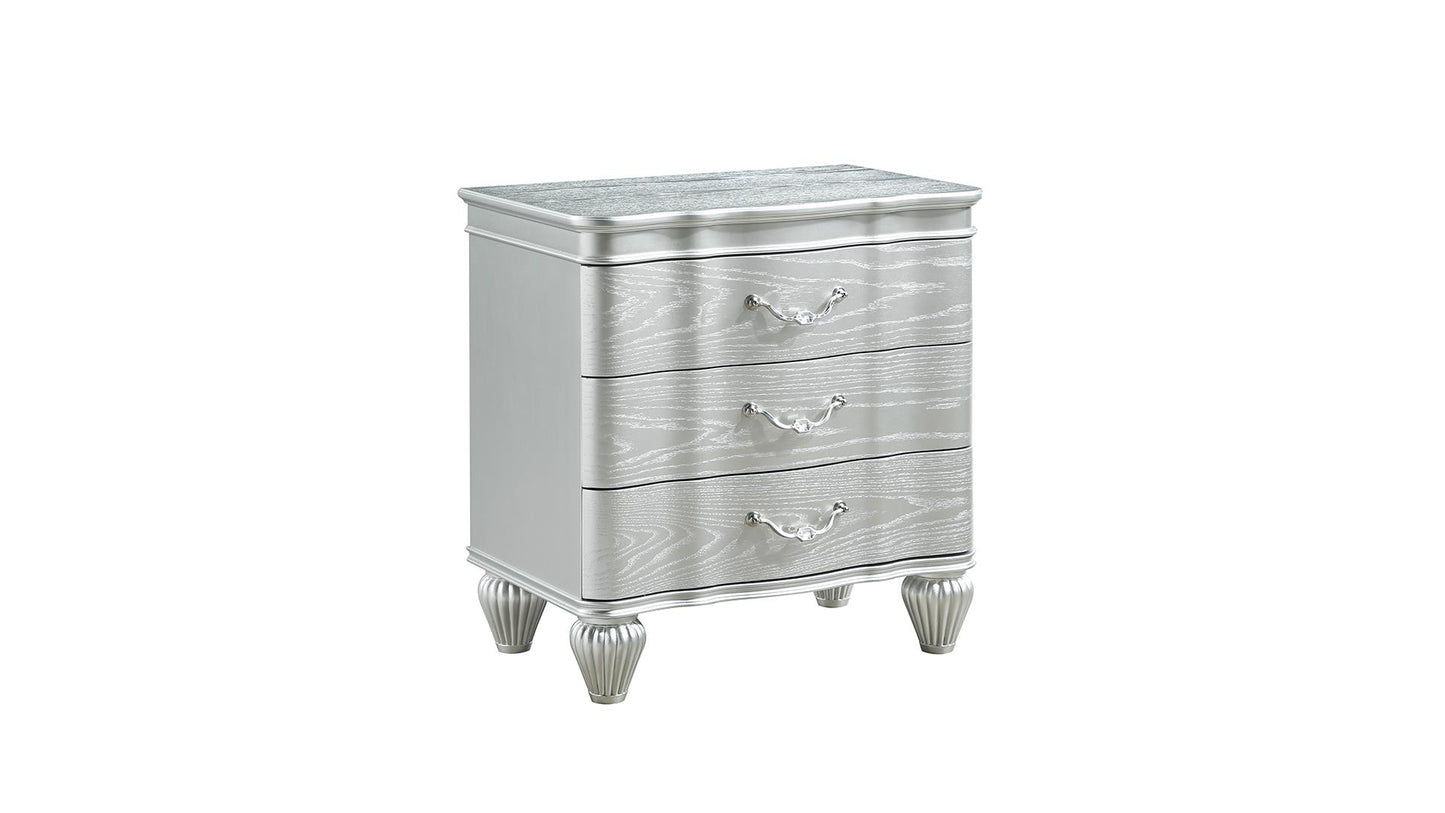 Eros Silver Bedroom Set