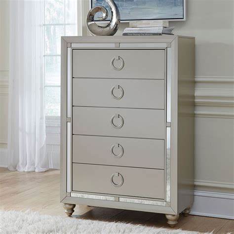 Riley 5PC Silver Bedroom Set