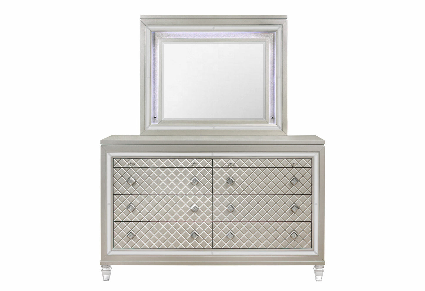 Paris 5pc Bedroom Set W/ LED