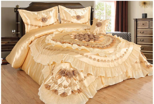 Queen 5pc Unique Comforter Set