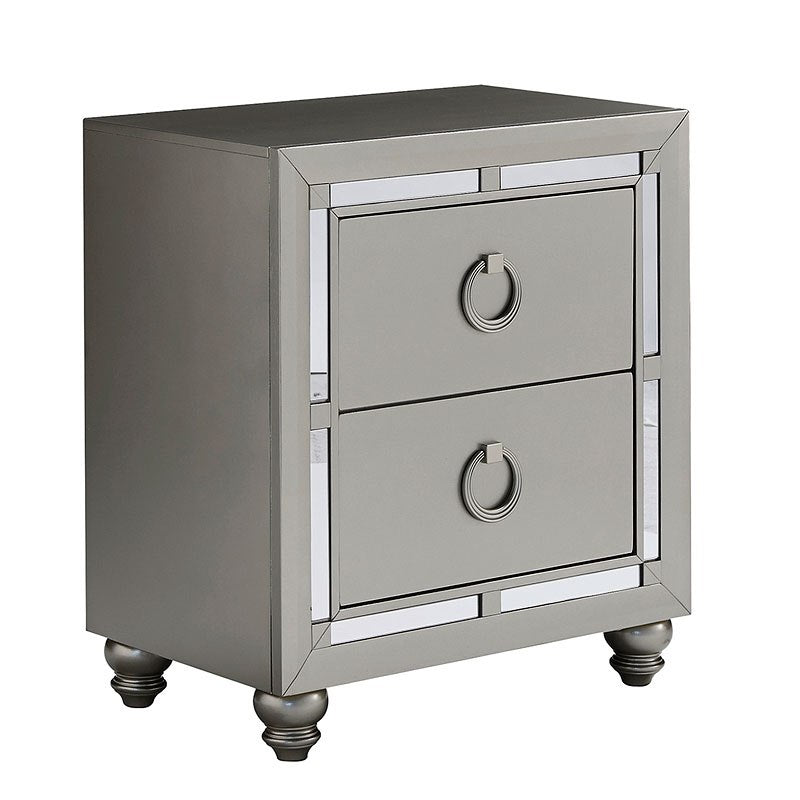 Riley 5PC Silver Bedroom Set