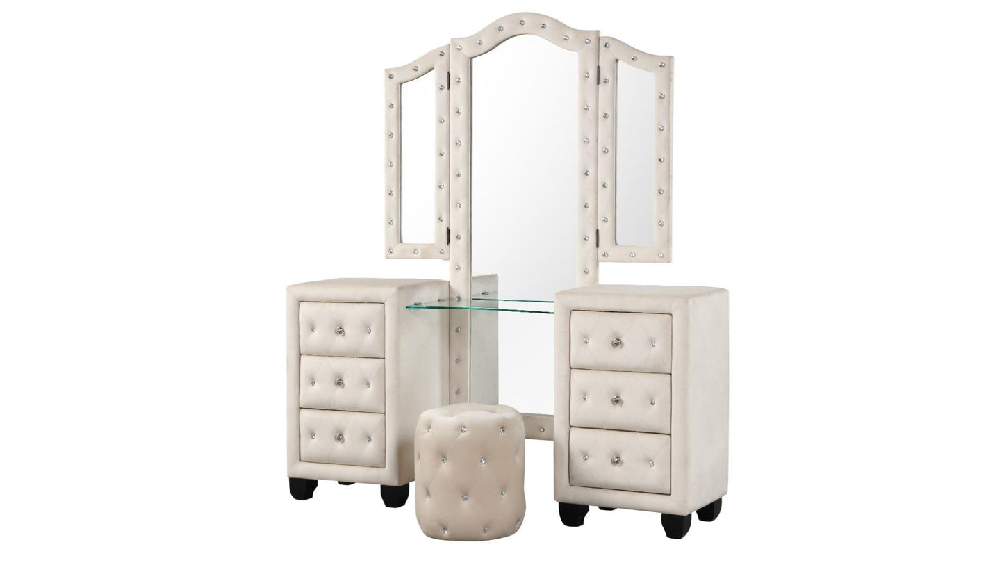 Hazel Bedroom Set W/ Vanity