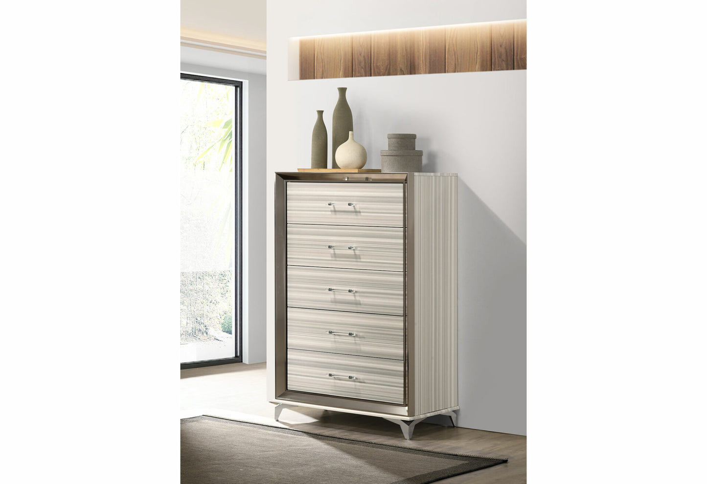 Zambrano Bedroom Set W/  LED