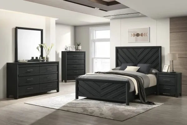 5PC Bedroom Set W/O Chest Dresser