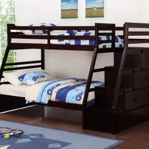 Double Bunk Bed W/ Staircase