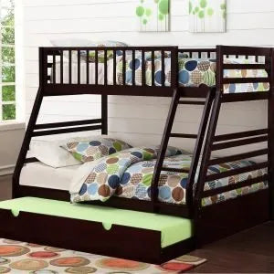 Triple Bunk Bed W/ Trundle