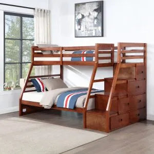 Double Bunk Bed W/ Staircase