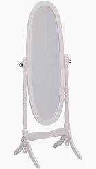 White Cheval Mirror