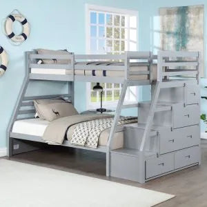 Double Bunk Bed W/ Staircase