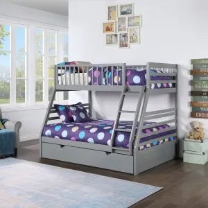 Triple Bunk Bed W/ Trundle