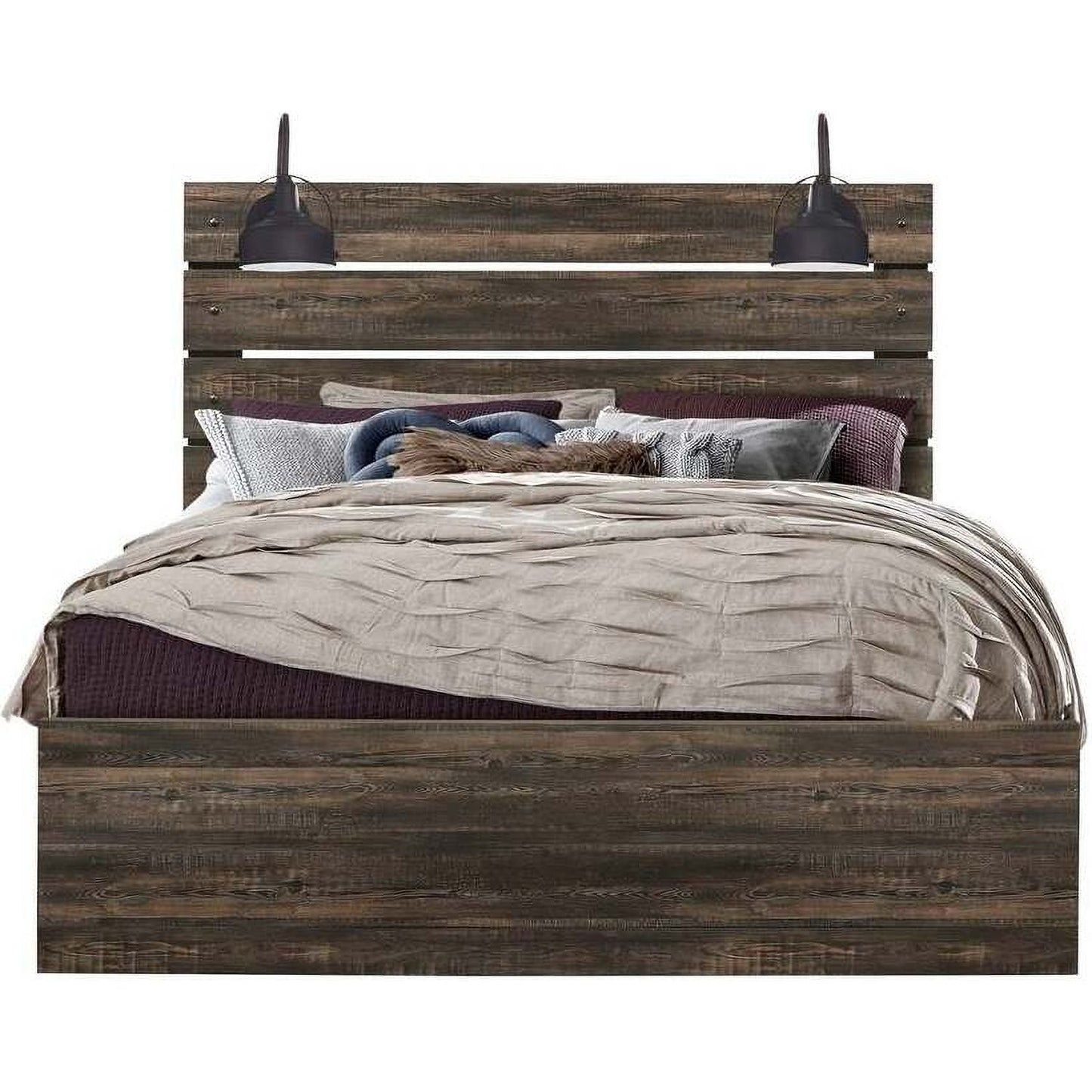 Linwood Bedframe W/ Headboard Lamps