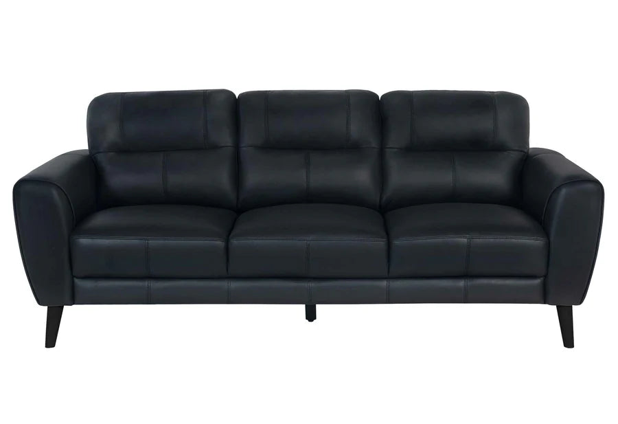 Black Leather Sofa