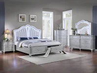 Mystic Silver Bedroom Set