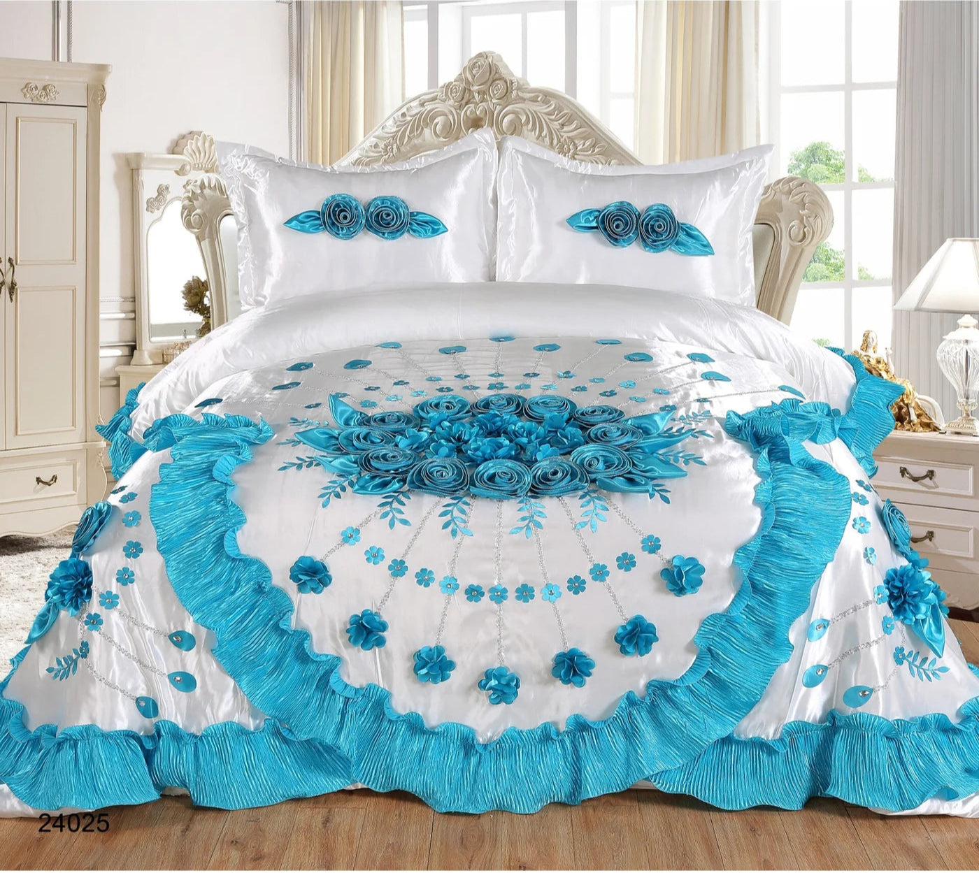 King Wedding 5pc Comforter Set